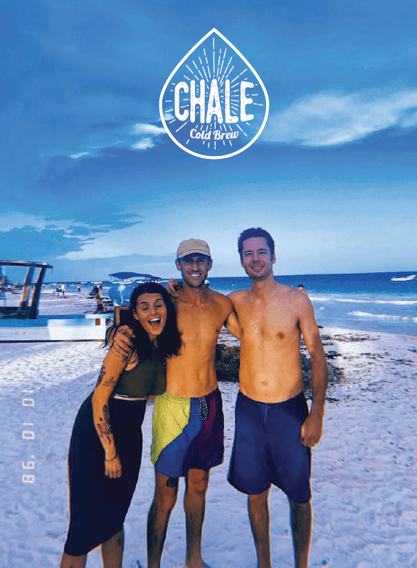 Irena, Álvaro y Jake, fundadores de CHALE