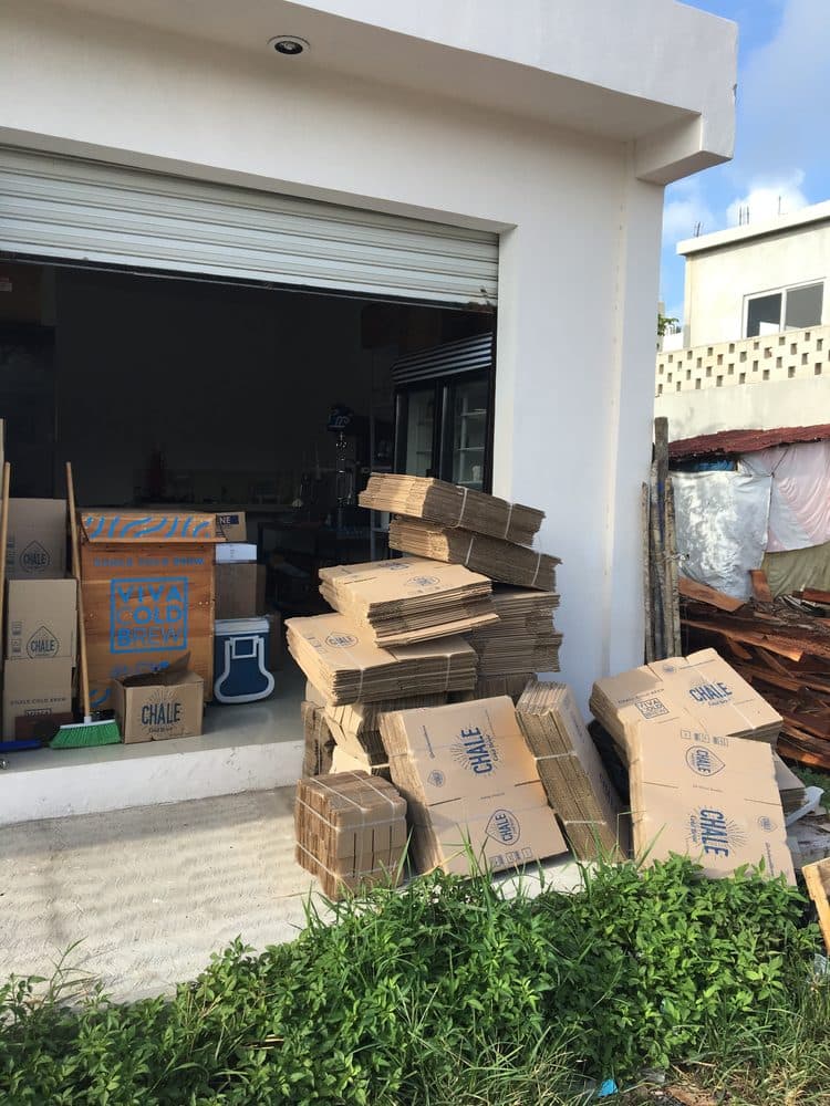 Las primeras cajas de CHALE listas para salir